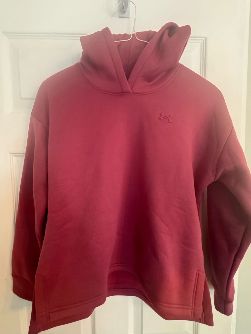 Under Armour Girls Mauve Hoodie Sweater